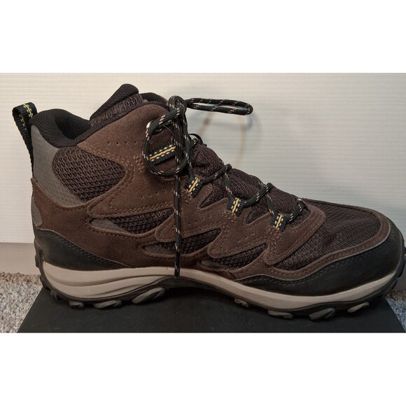 Merrell Mens West Rim Mid Waterproof Boots Espresso Size 8M - Picture 5 of 10